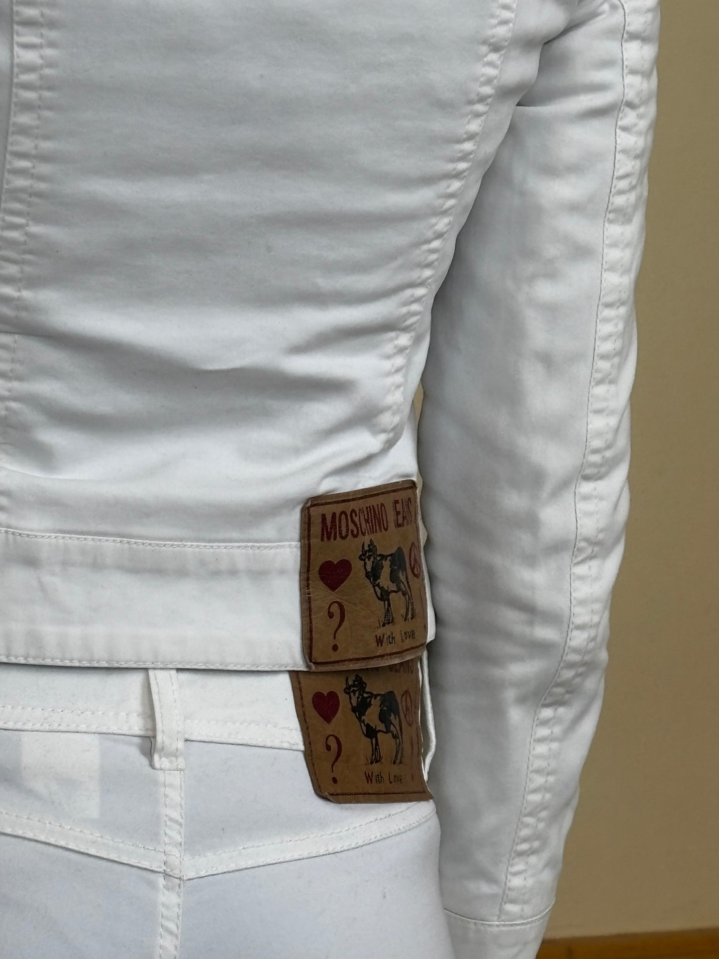 Moschino - White denim set