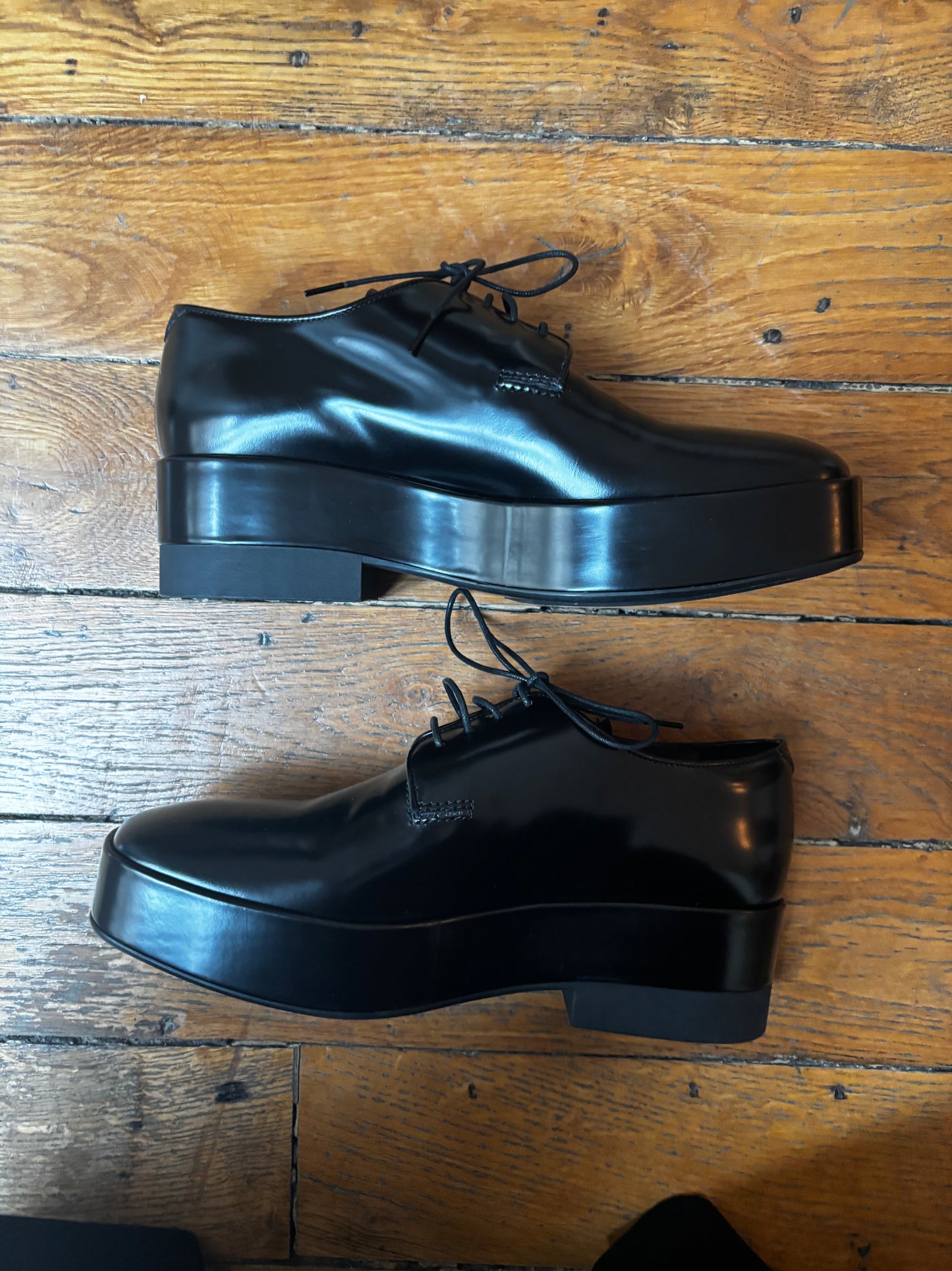 Prada platform loafer