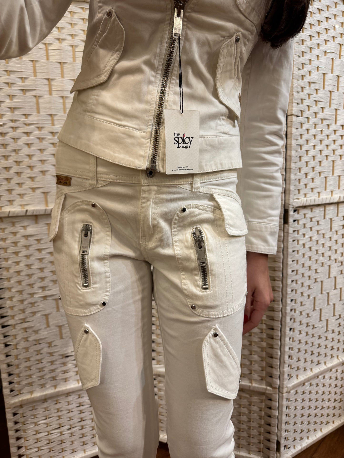 Moschino - White denim set