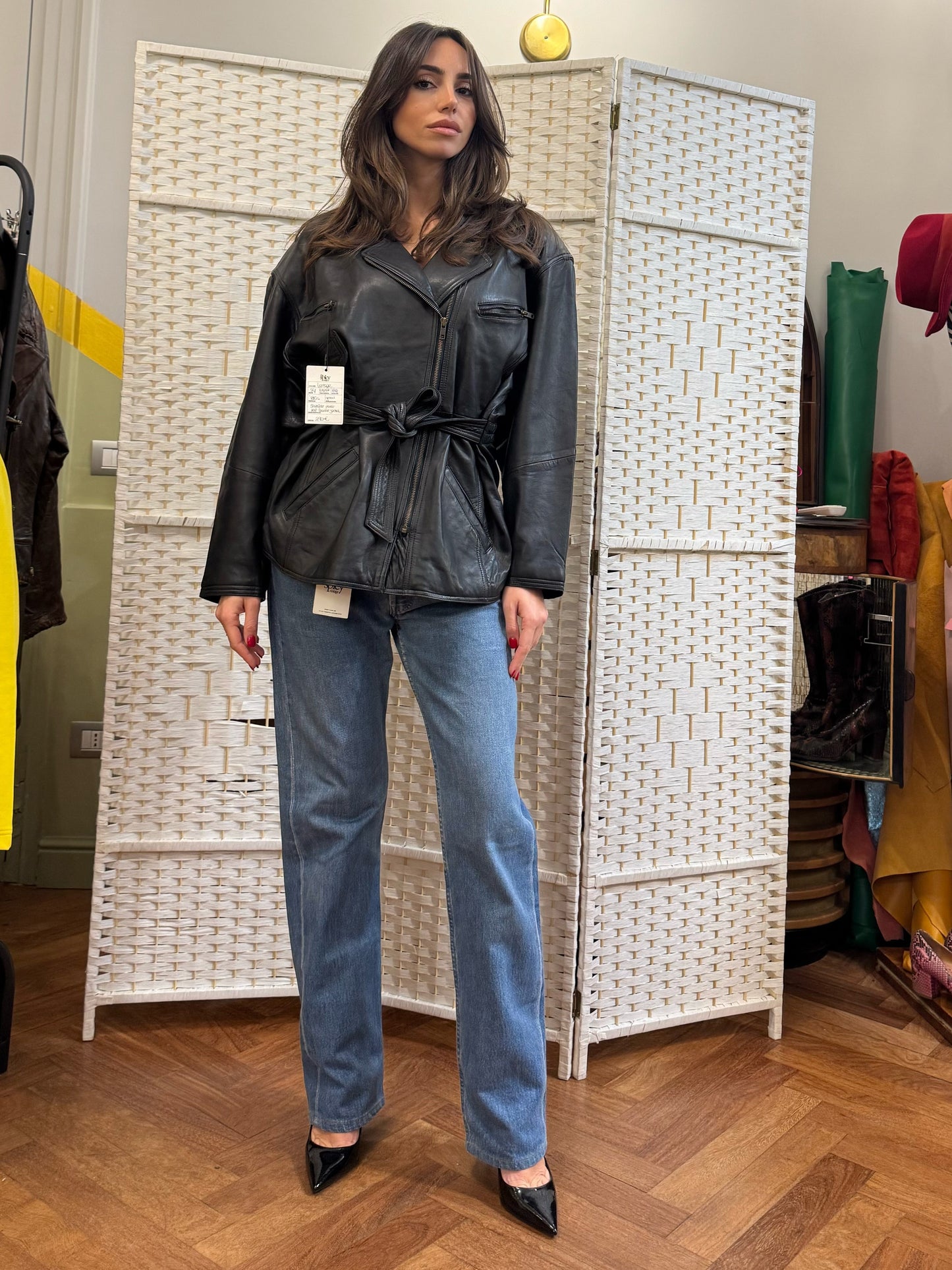 80’s leather jacket