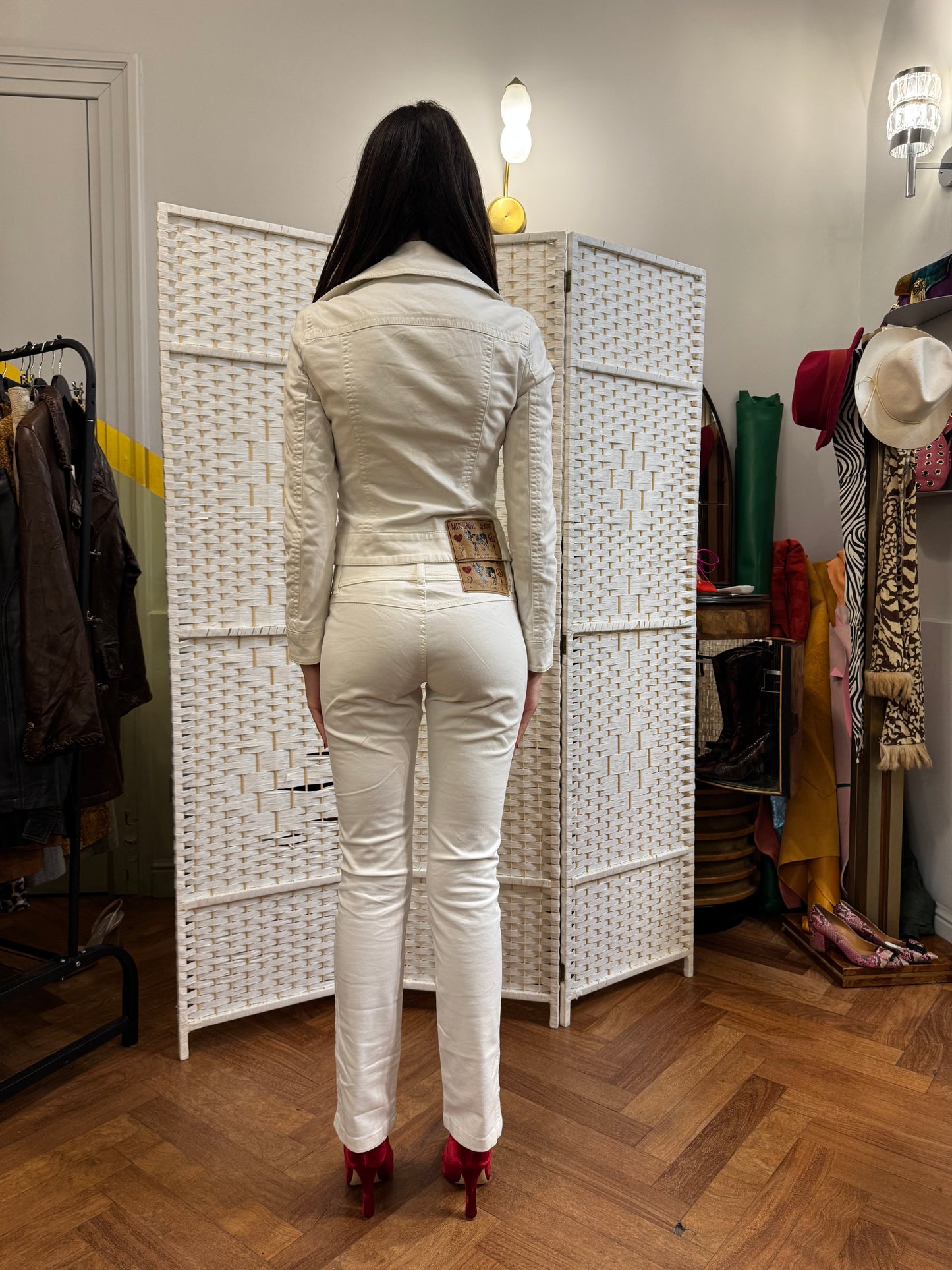 Moschino - White denim set
