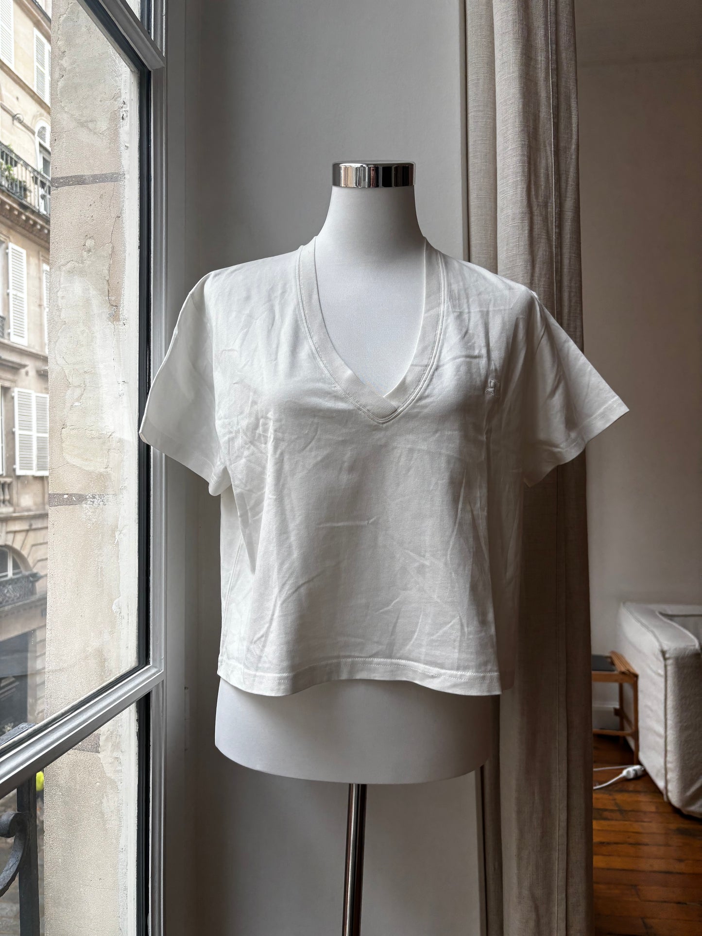 Courreges white T-shirt