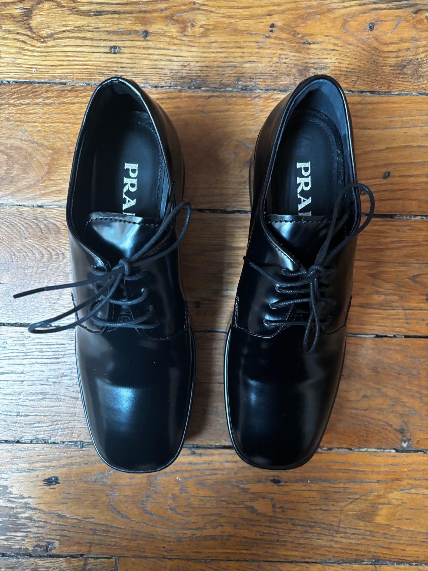 Prada platform loafer