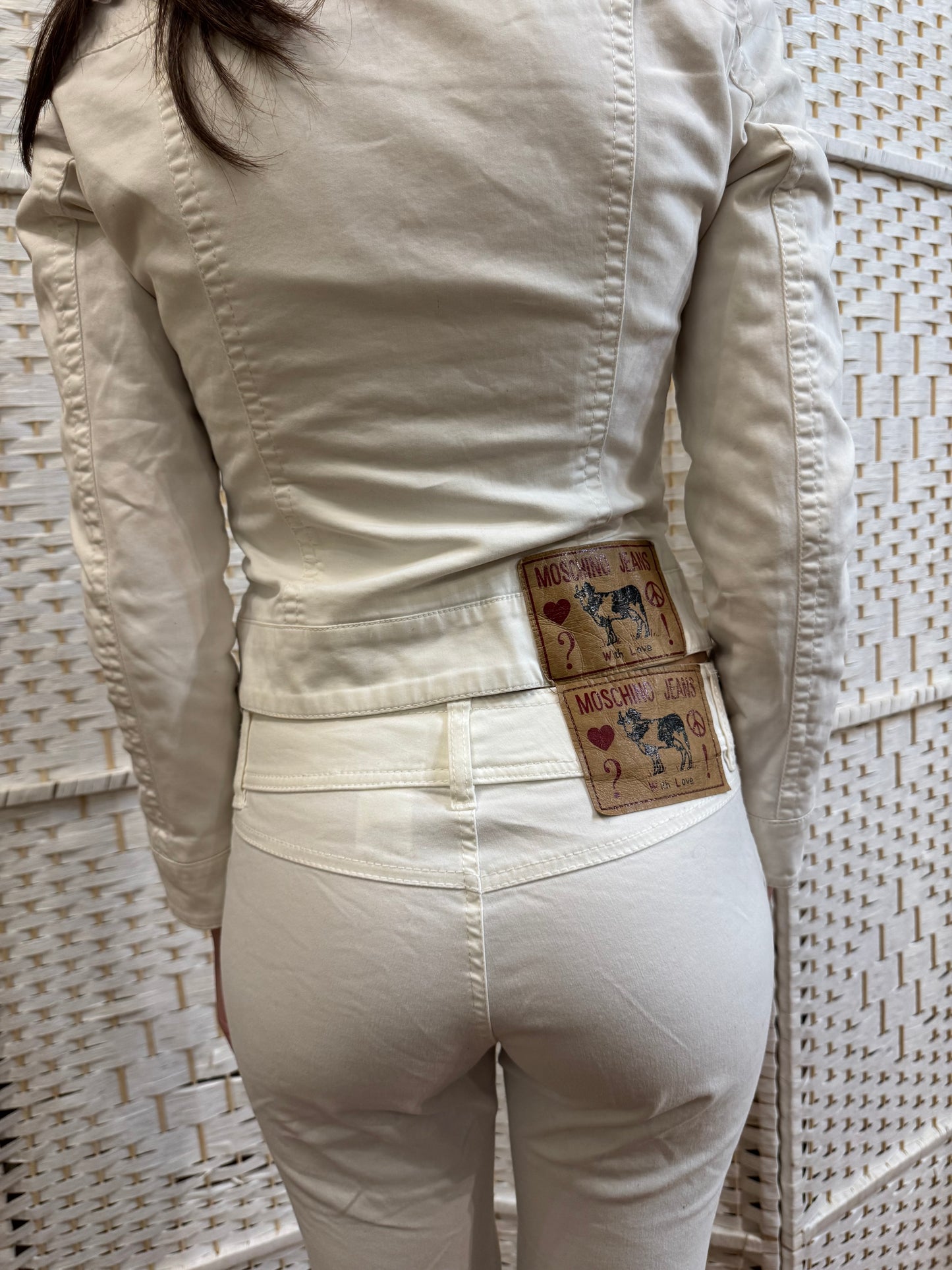 Moschino - White denim set