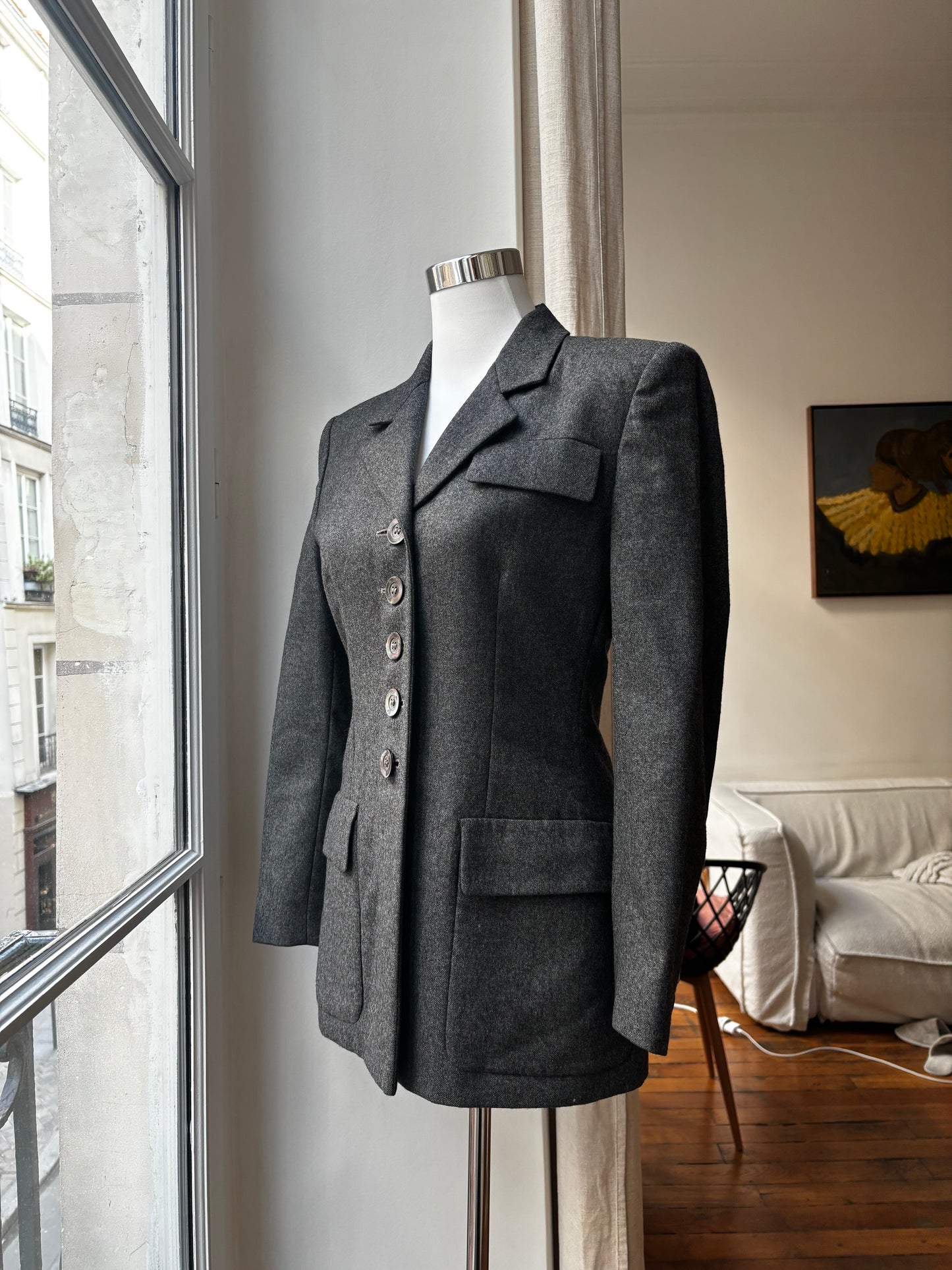 Tailored suit bòazer