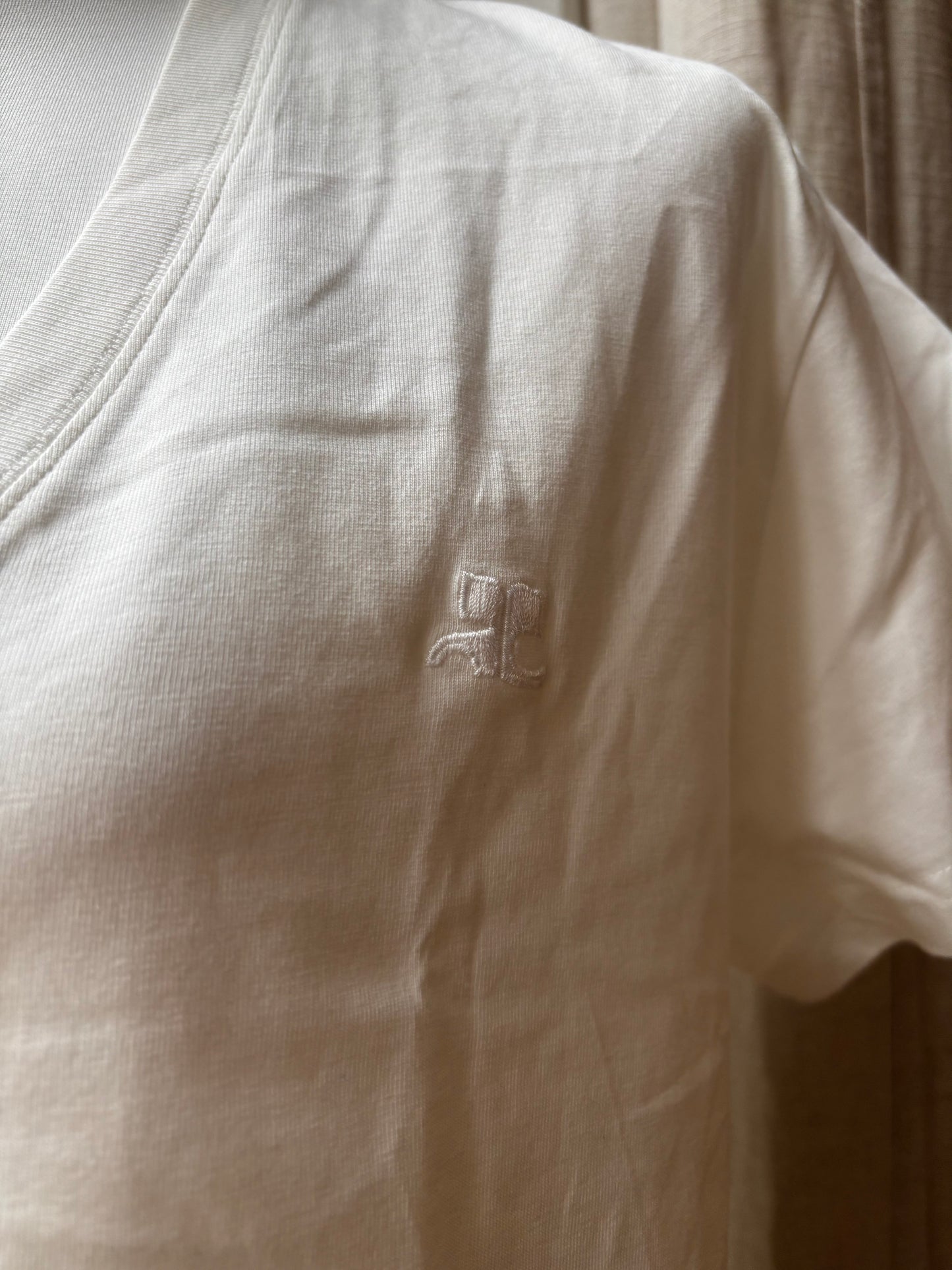 Courreges white T-shirt