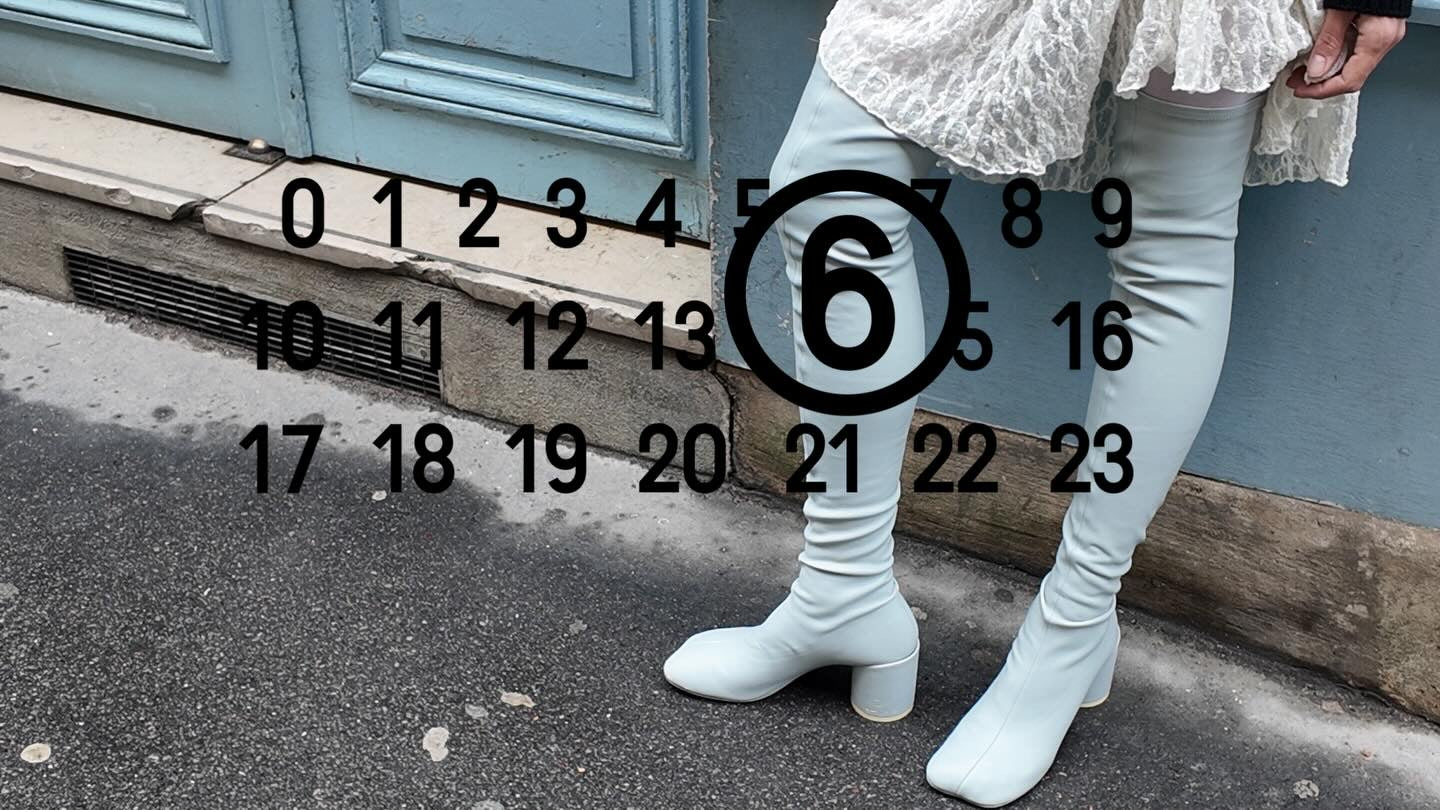 MM6 over-knee boots