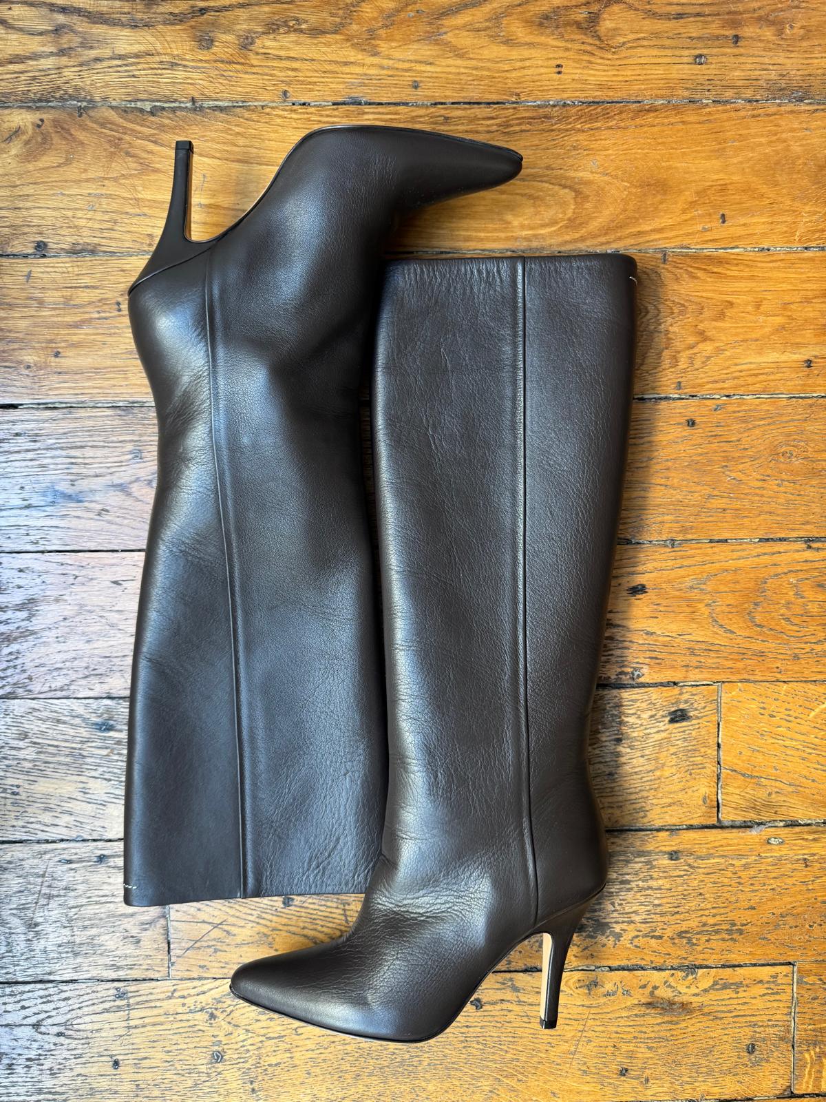 MM6 stiletto boots