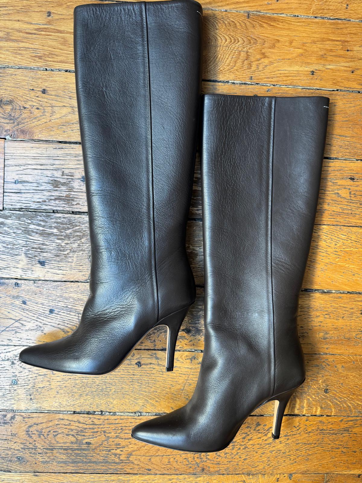 MM6 stiletto boots