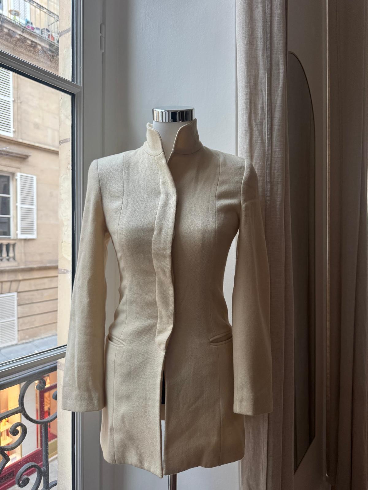 100% wool structured blazer