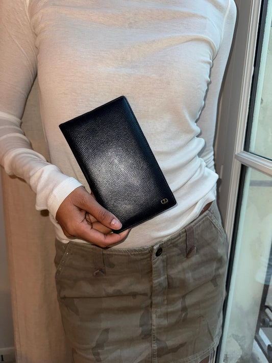 Christian Dior Leather Document Holder