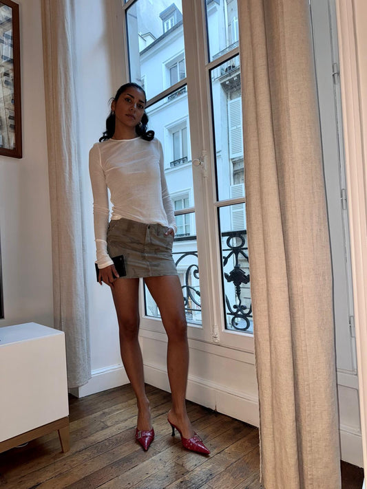 Camo Print Mini Skirt