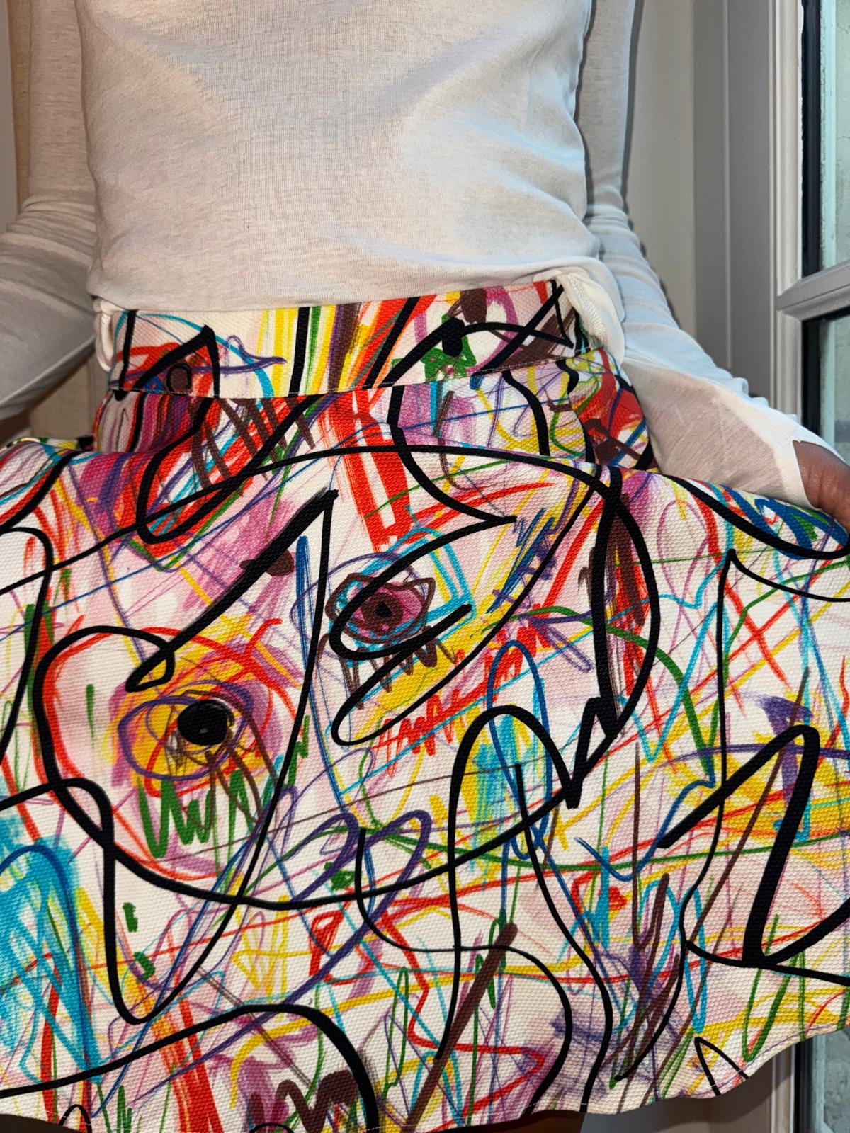 Moschino Statement Mini Skirt