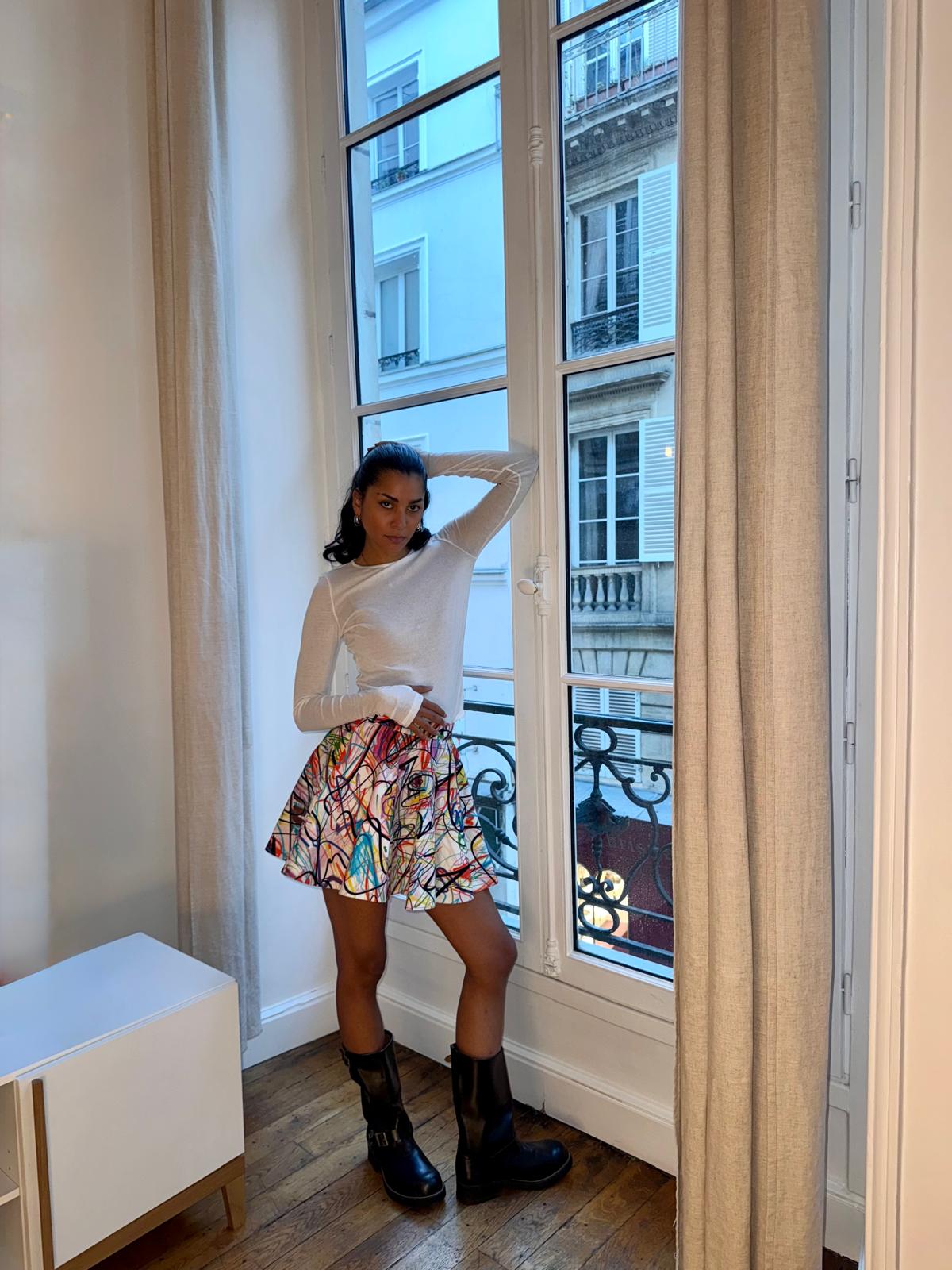 Moschino Statement Mini Skirt