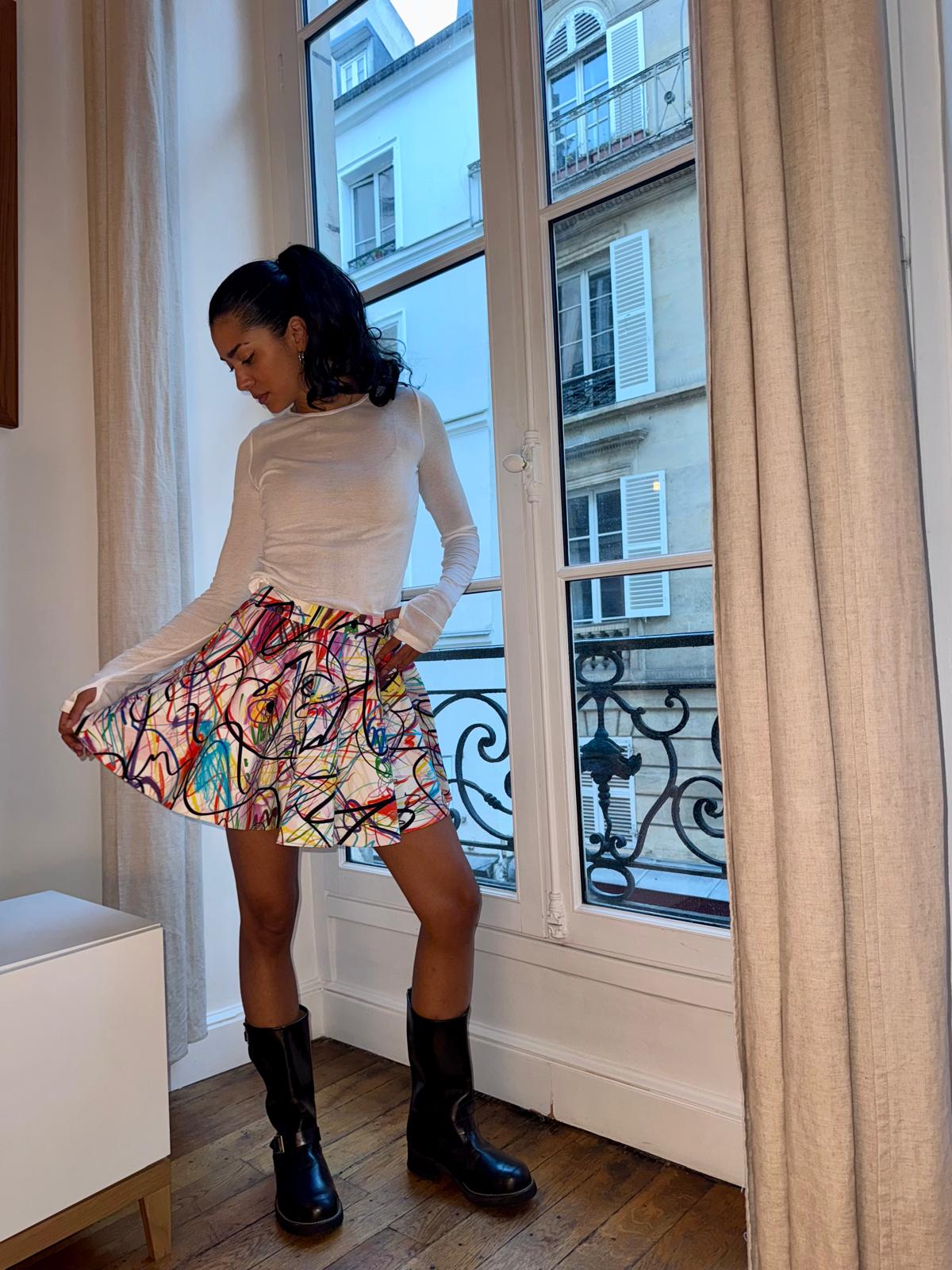 Moschino Statement Mini Skirt