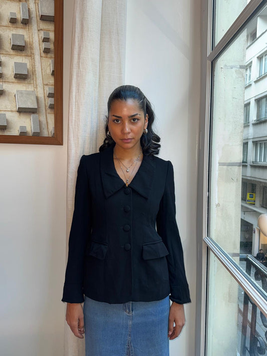 Moschino Tailored Black Blazer