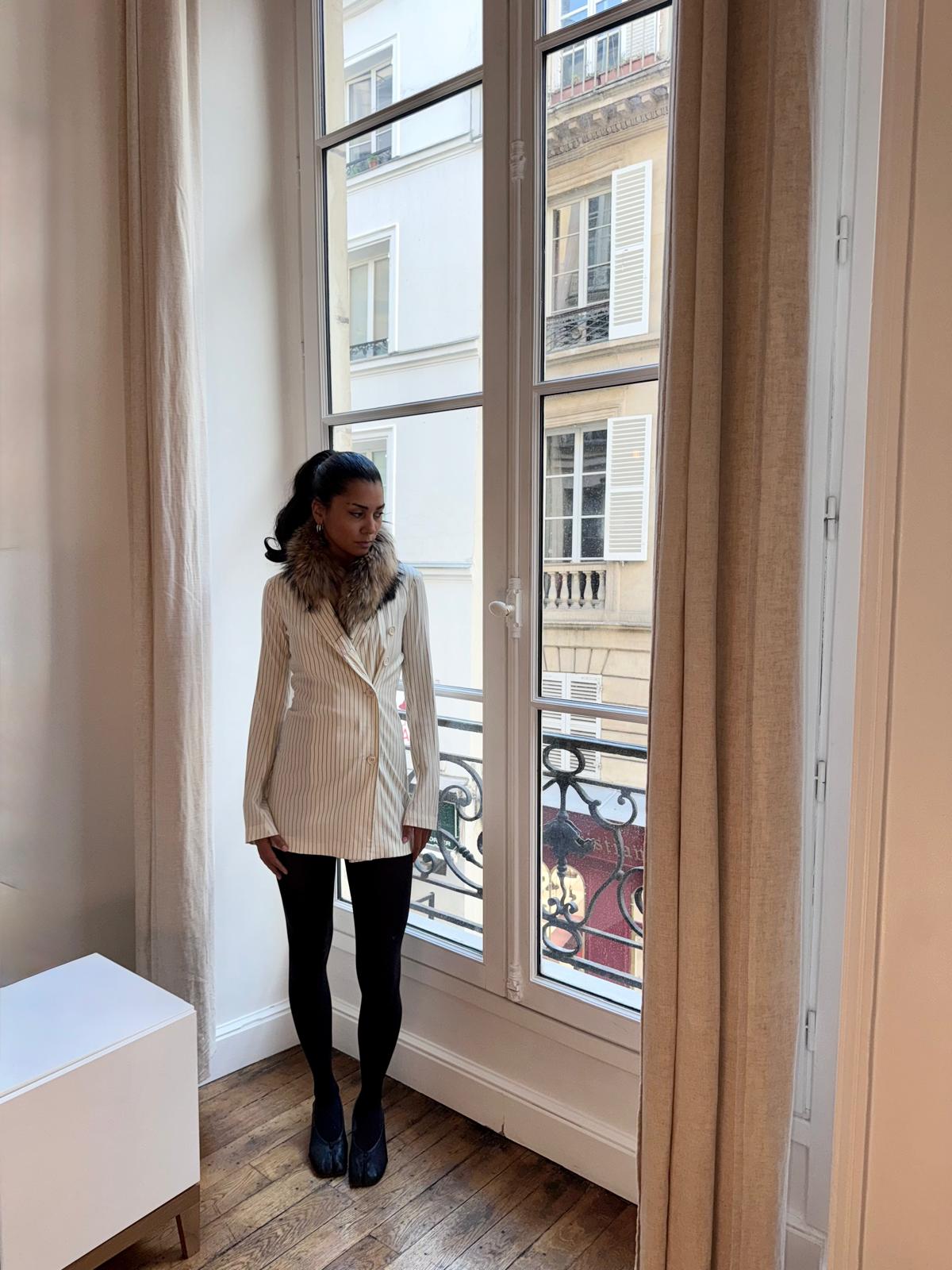 SportMax Double-Breasted Pinstripe Blaze