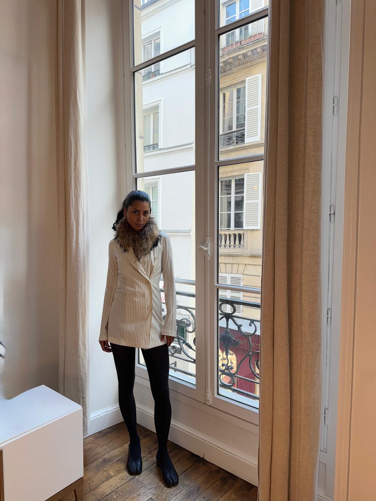 SportMax Double-Breasted Pinstripe Blaze